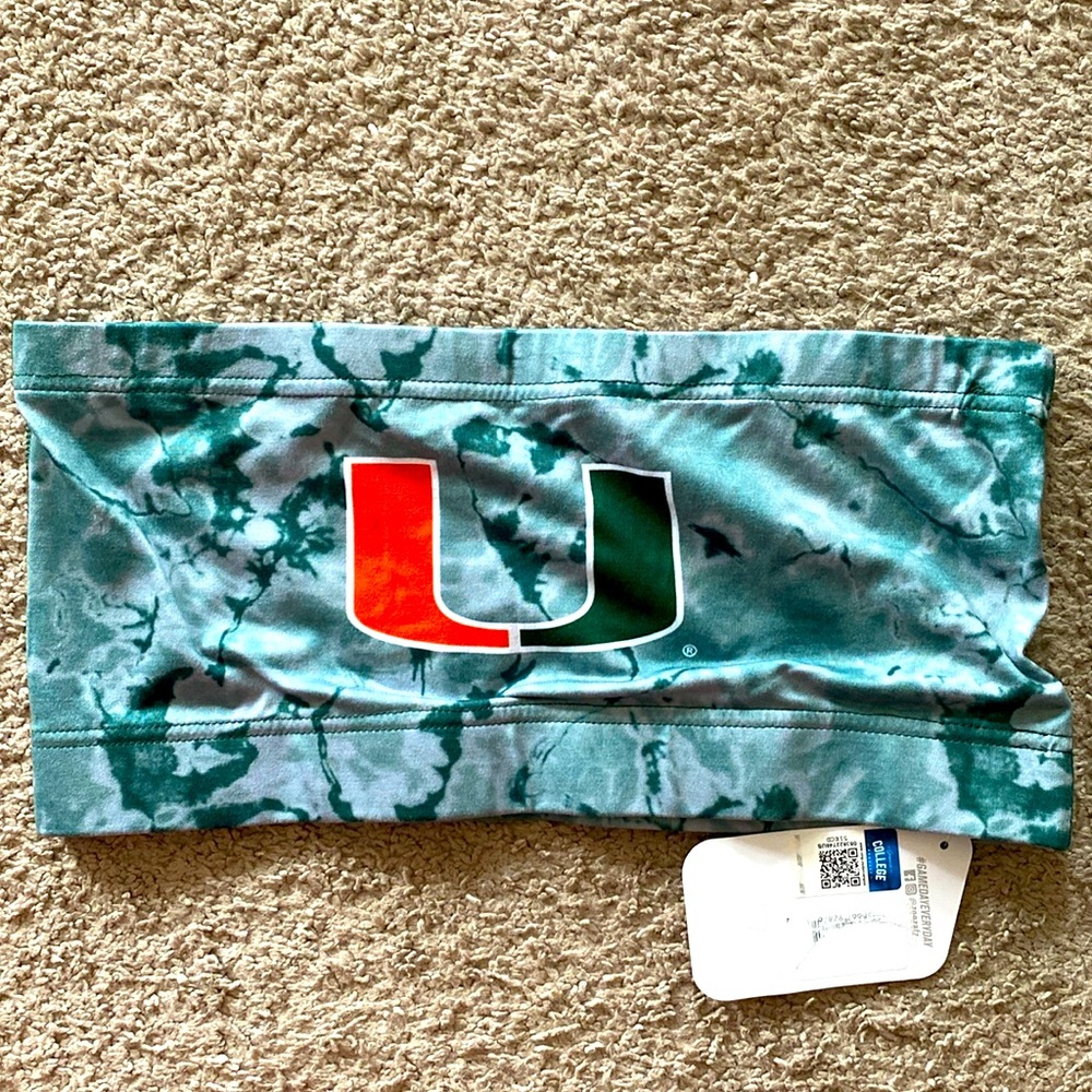 New with Tag University Miami Women Top Tailgate Size Medium